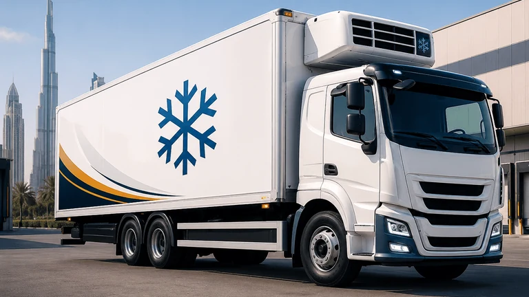 Chiller Trailer Rental UAE, 20-Ton and 25-Ton Reefer Trailers